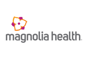 Magnolia Health logo with a flower